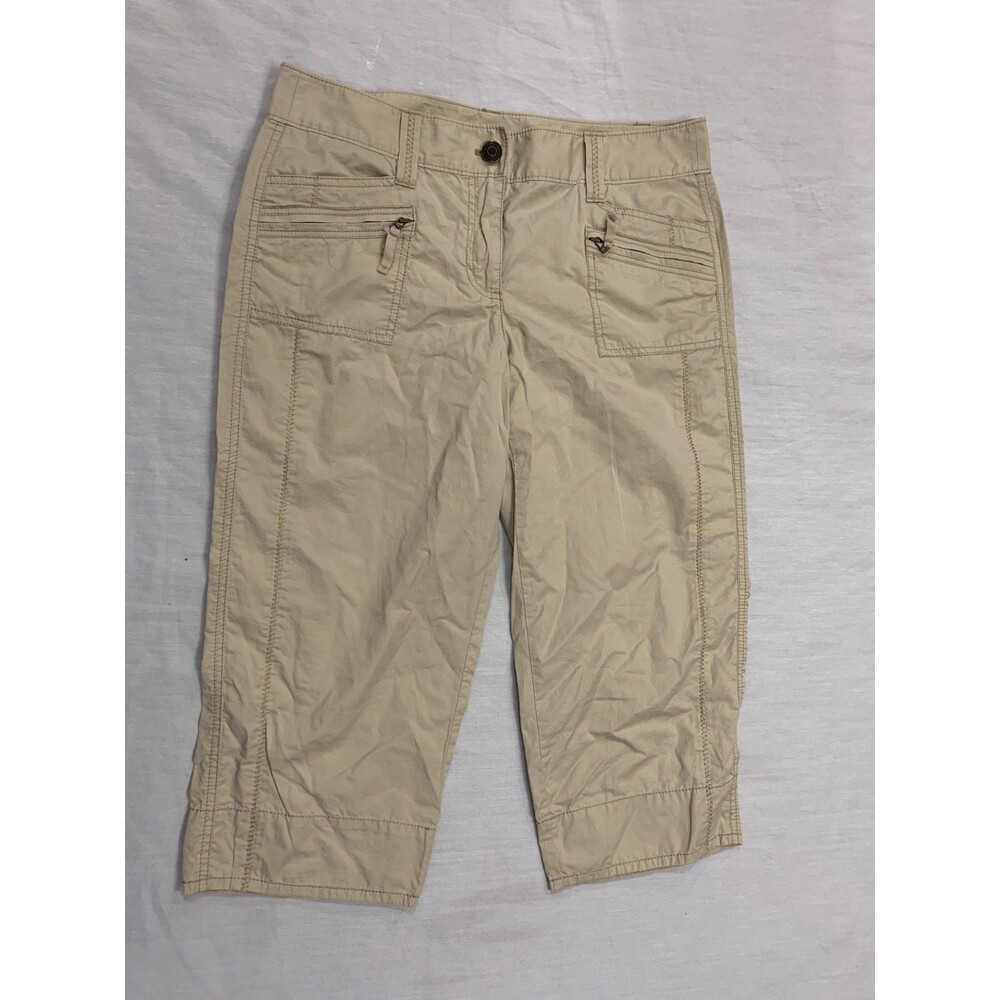 ANN TAYLOR WOMENS COTTON CAPRIS PANTS SIZE 8